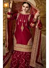 R 1116 By Ramsha Organza Embroidery Readymade Suits Suppliers In India